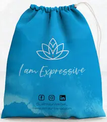 I AM EXPRESSIVE PROMOTIONAL BAGS
